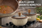 11 Piece Granite Cookware Set