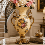 Antique Style Floral Vase
