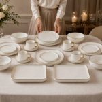 Luxury 32 Piece Porcelain Dinnerware
