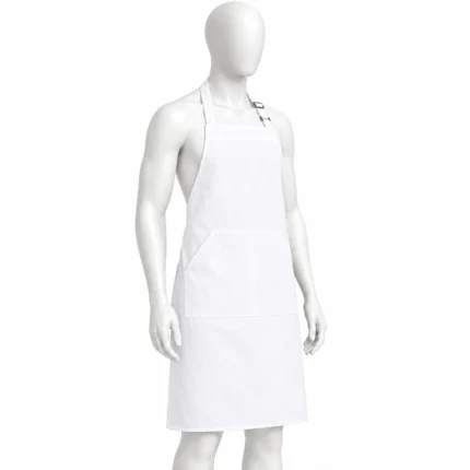 White Bib Apron