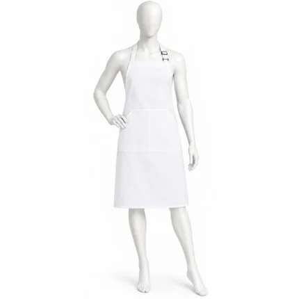 White Bib Apron
