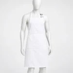 White Bib Apron