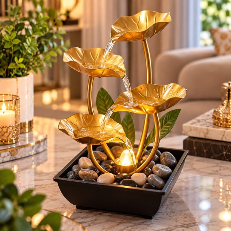Gold Water Fountain