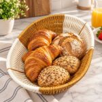 Oval Plastic Woven Baskets