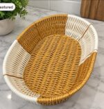 Oval Plastic Woven Baskets