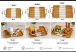 Woven Rattan Serving Trays