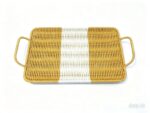 Woven Rattan Serving Trays