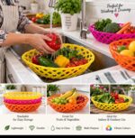 Plastic Woven Storage Baskets
