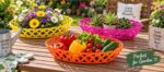 Plastic Woven Storage Baskets