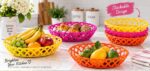 Plastic Woven Storage Baskets