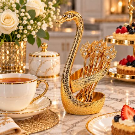 gold coffee spoons
