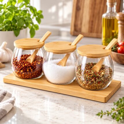 Glass Spice Jars