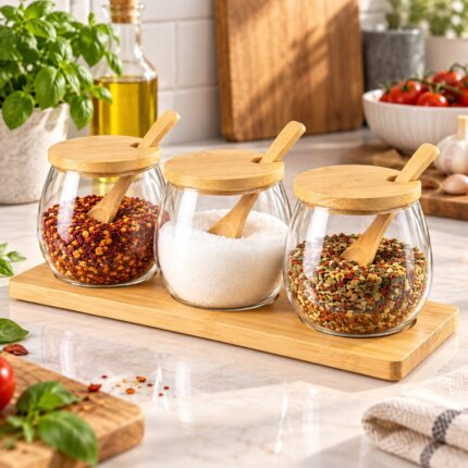 Glass Spice Jars